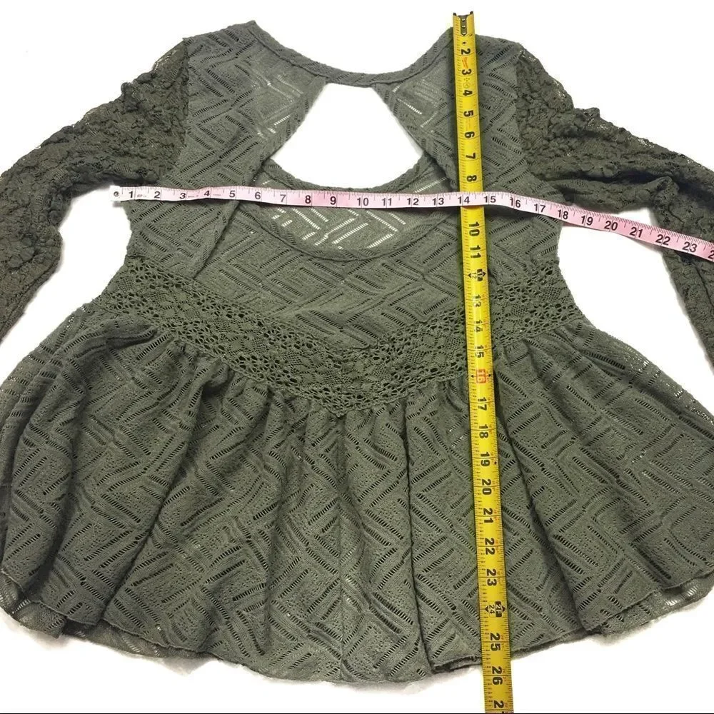 Free People Gracie Lace Crochet Babydoll…